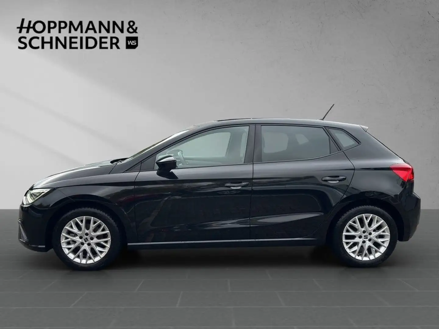 SEAT Ibiza 1.0 TSI FR NAVI-RFK-LED-STZHZ-APP Schwarz - 2