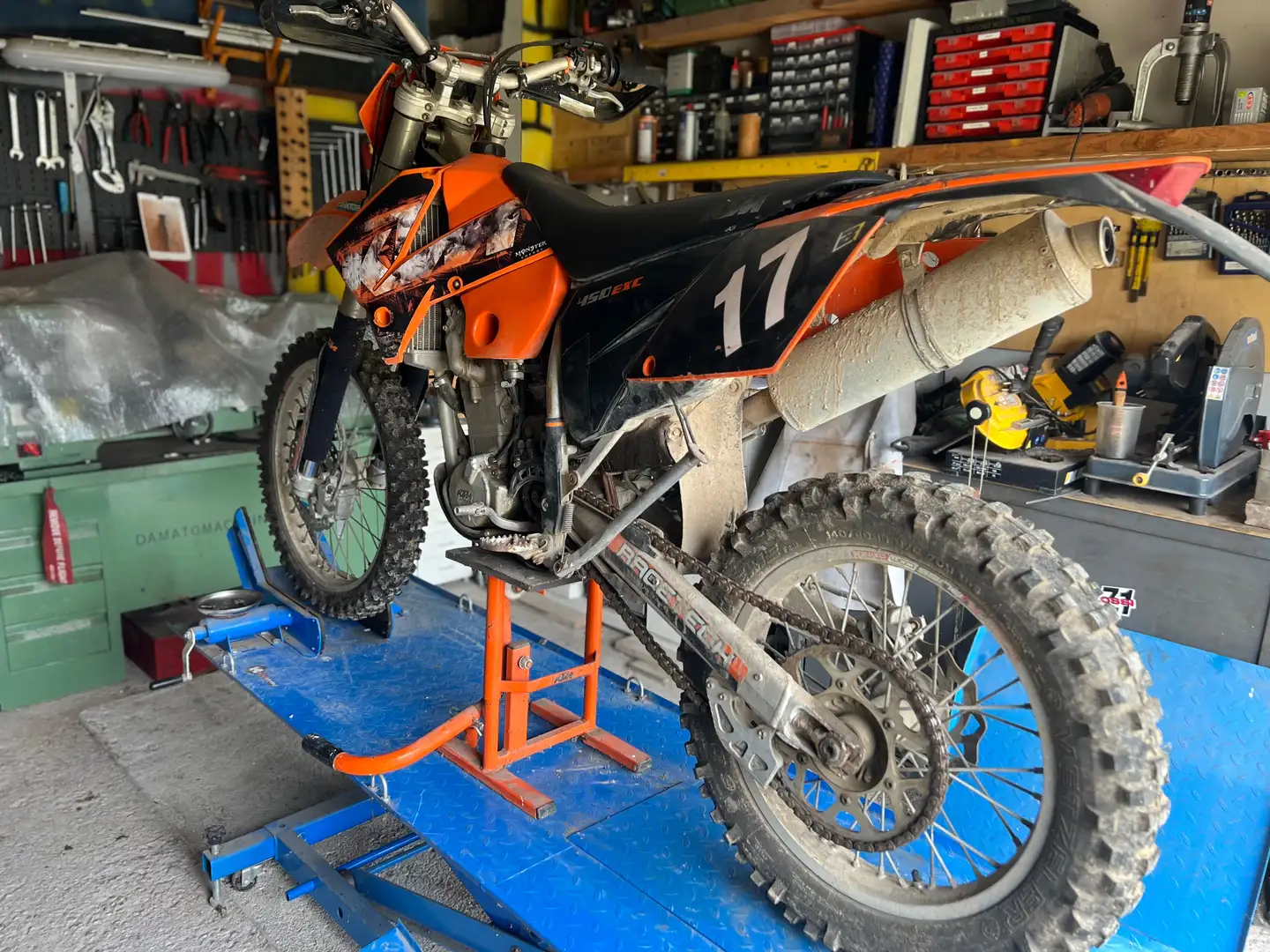 KTM 450 EXC Pomarańczowy - 2