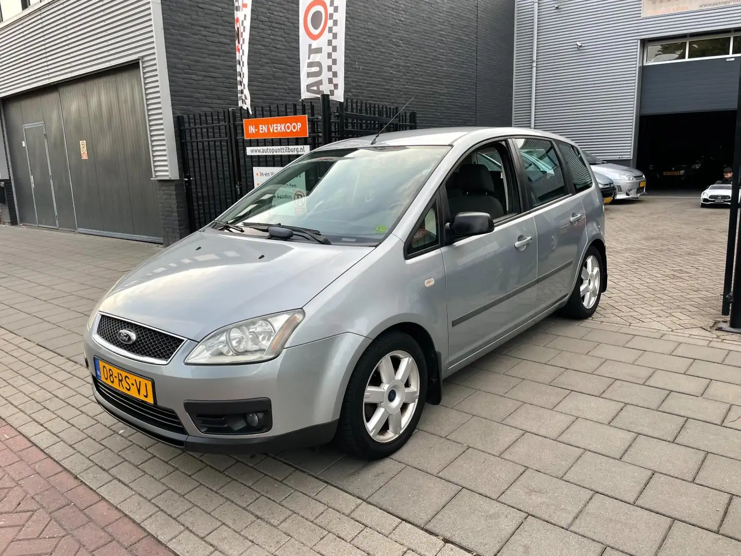 Ford Focus C-Max 1.6-16V FuturaTrekhaak Airco NAP APK 1 Jaar Grey - 1