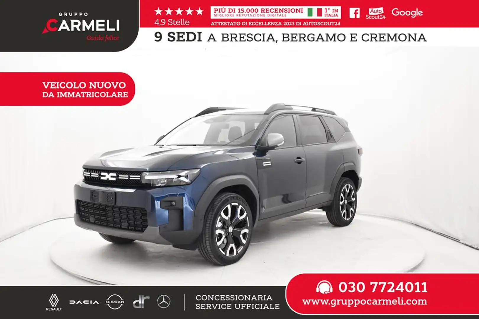 Dacia Bigster 1.8 hybrid Journey 155cv -NUOVO MODELLO Blu/Azzurro - 1