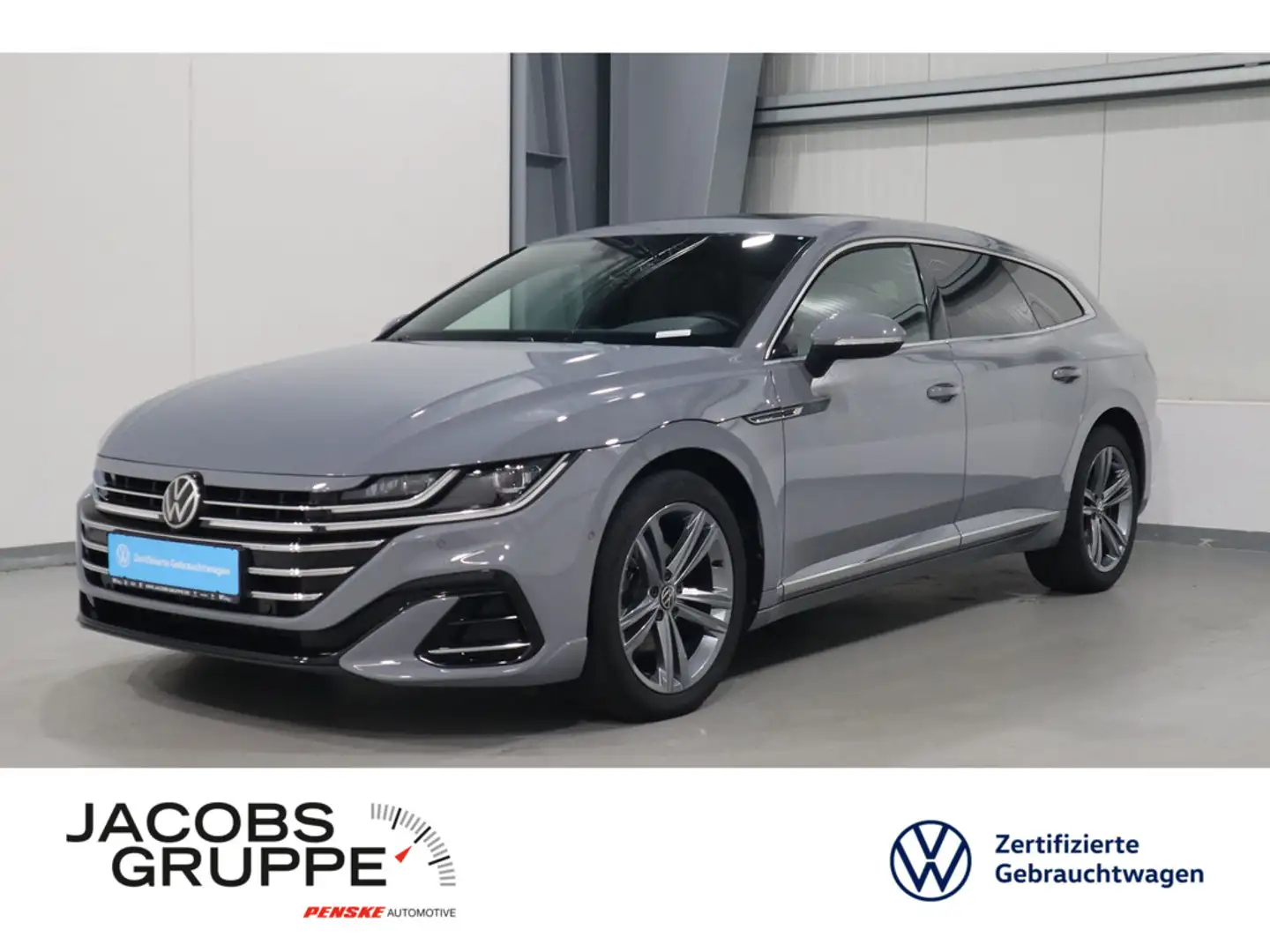 Volkswagen Arteon SB R-Line 2.0 TSI DSG NAVI PRO*CAM*IQ*PANO*ACC R-L Grijs - 1