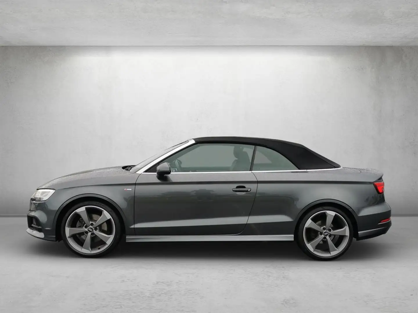 Audi A3 Cabriolet sport 40 TFSI quattro S tronic AHK Gris - 2