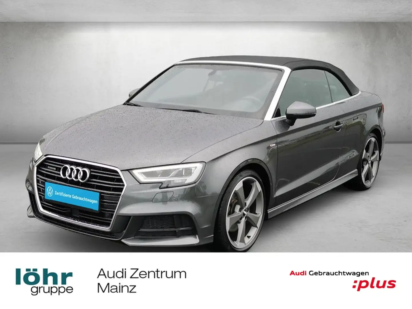 Audi A3 Cabriolet sport 40 TFSI quattro S tronic AHK Gris - 1