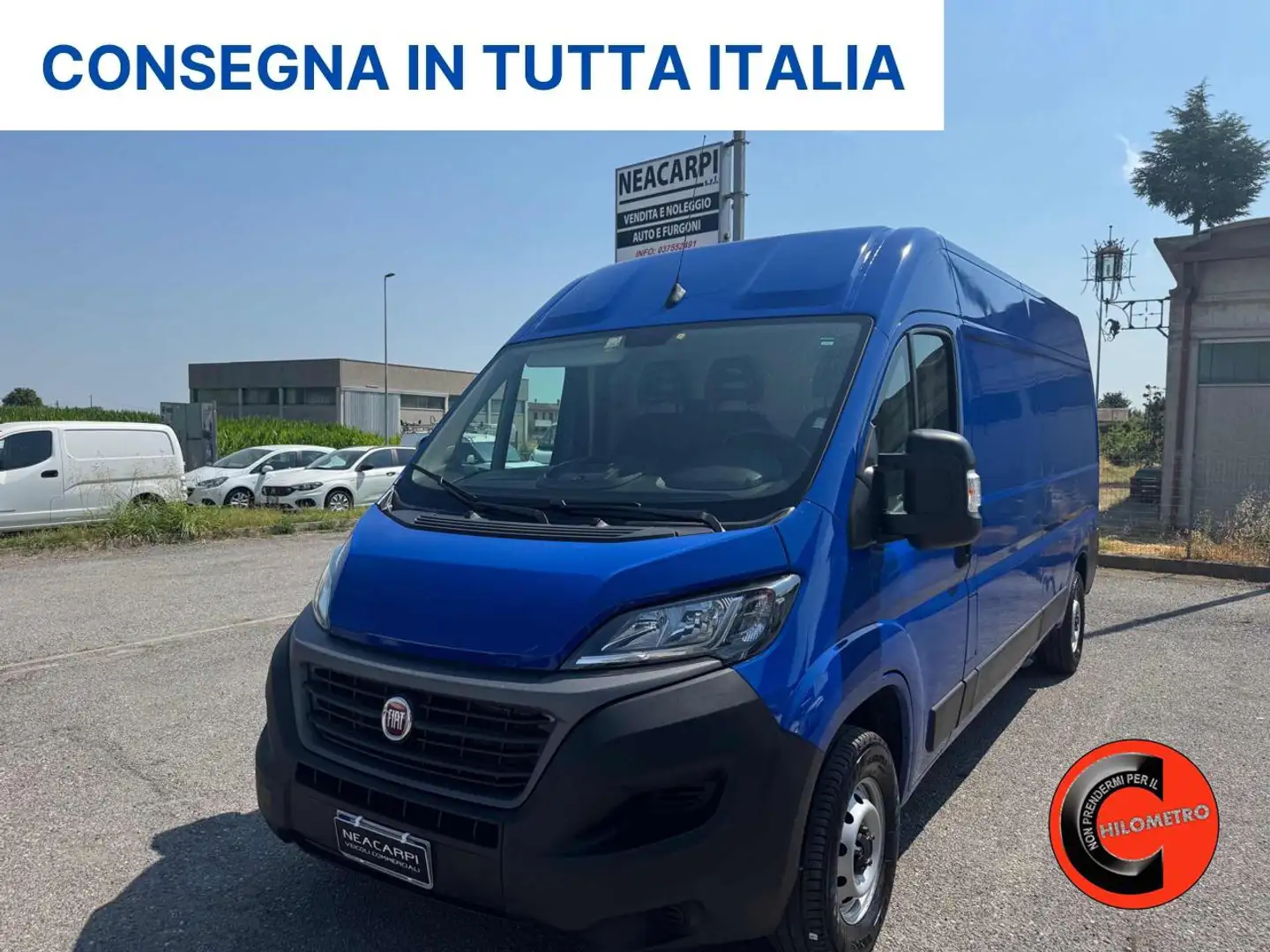 Fiat Ducato 35 2.3 MJT 140C-(PL-TM L3H2)SENSORI-FURGONE-E6D- Bleu - 1
