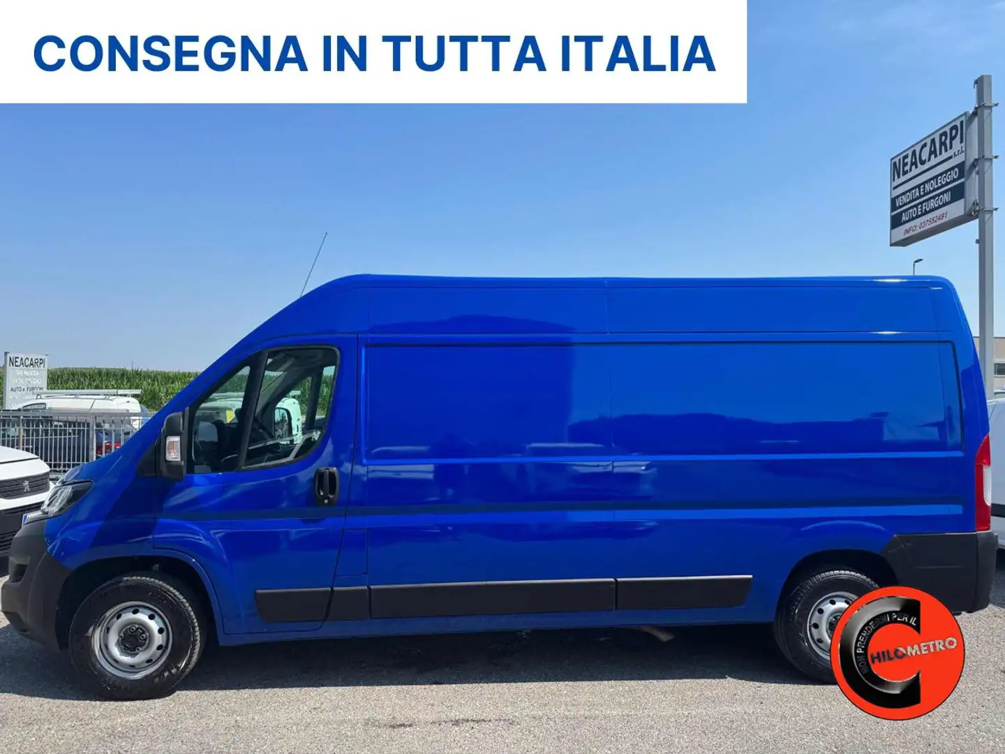 Fiat Ducato 35 2.3 MJT 140C-(PL-TM L3H2)SENSORI-FURGONE-E6D- Bleu - 2