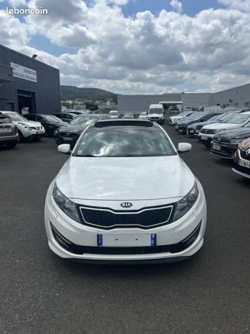 Kia Optima 2.0 HYBRID 150CH IPM 47CH BVA Weiß - 2