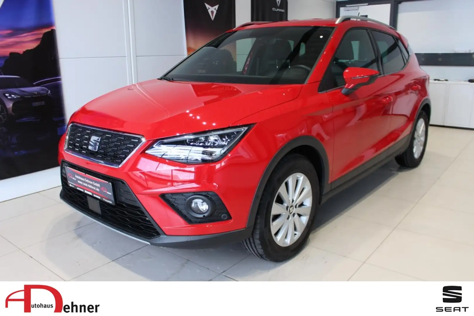 SEAT Arona Xcellence DSG CARPLAY+LED+ACC+RKAM Klima Navi Rot - 1