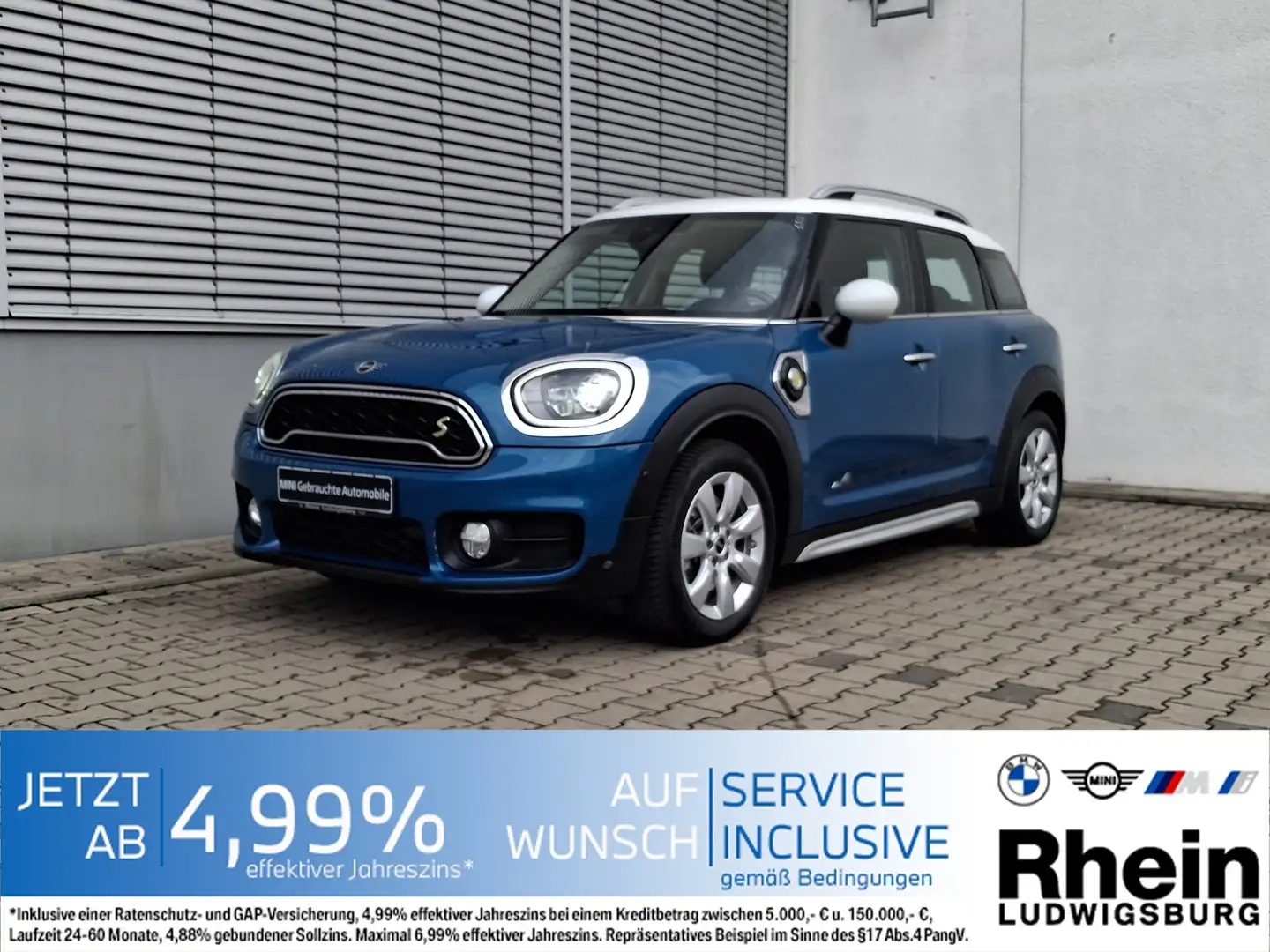 MINI Cooper SE Countryman Cooper SE PHEV Countryman LED Navi DrivAs ParkA Blau - 1