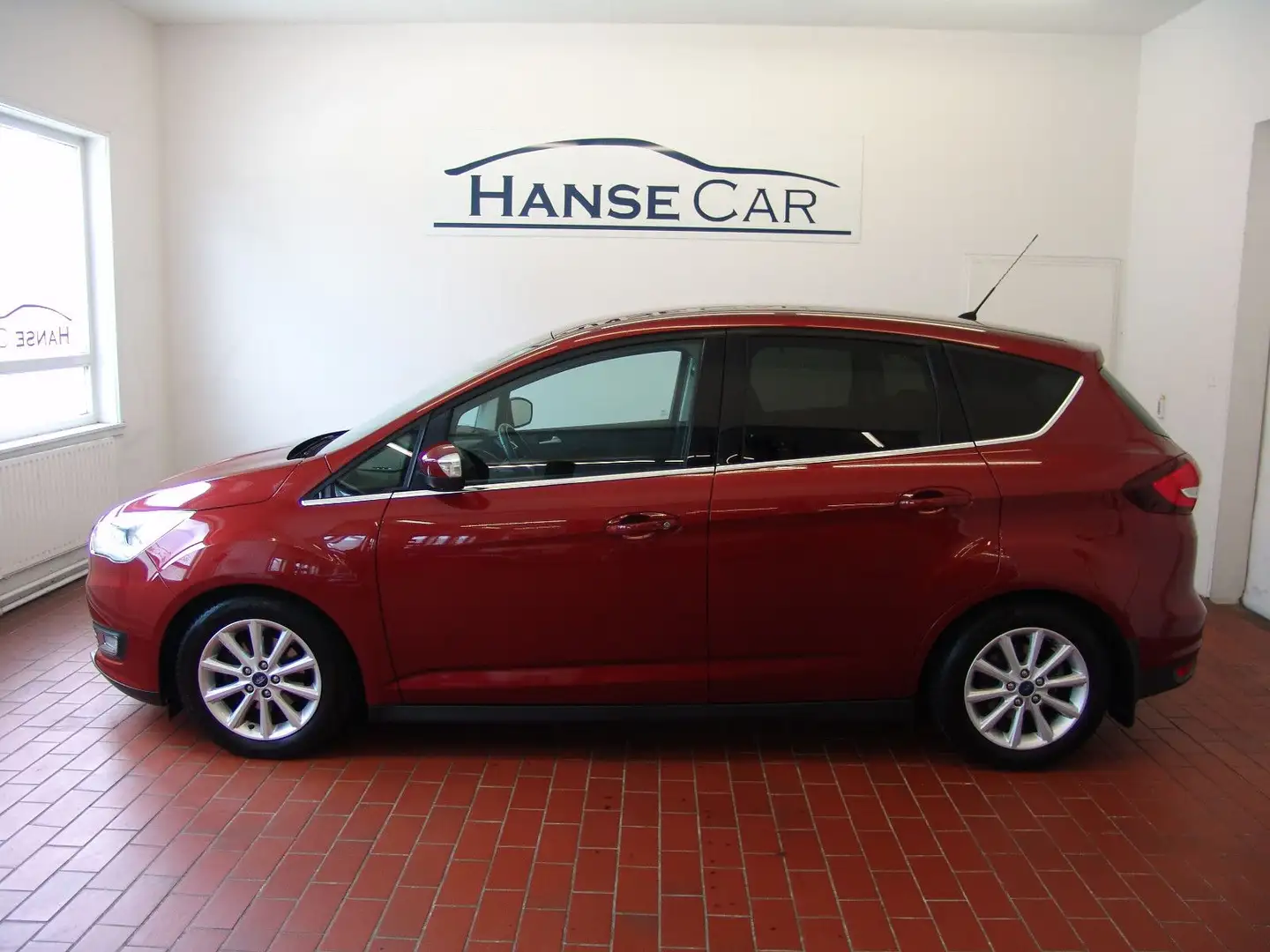 Ford C-Max Titanium/R.Kamera/Standheizung/ 1.Hand /Garantie Kırmızı - 1