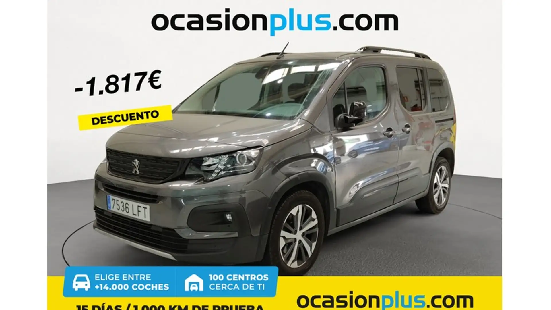 Peugeot Rifter 1.5BlueHDi S&S Standard GT Line EAT8 130 Argent - 1