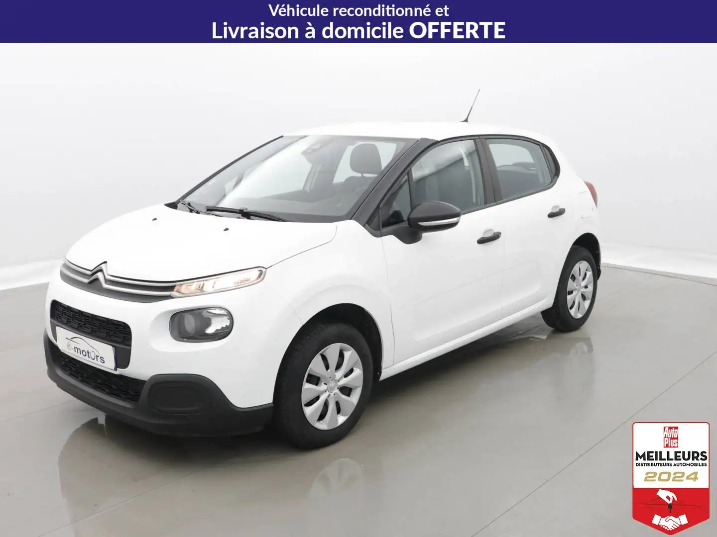 Citroen C3 C3 Société PureTech 68 LIVE 2PL Blanc - 1