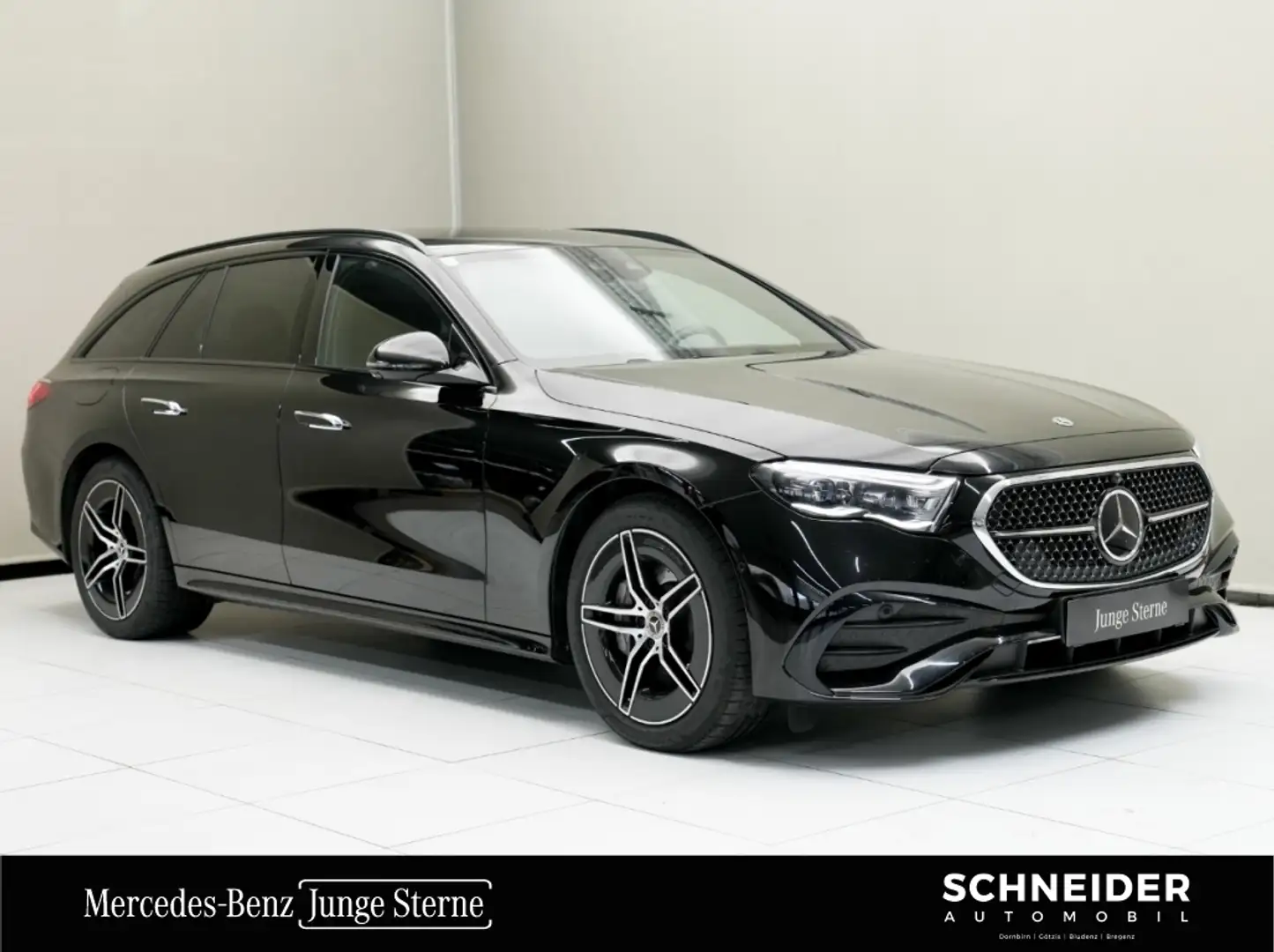 Mercedes-Benz E 300 de 4MATIC mit EQ Hybrid Technologie T-Modell Schwarz - 1