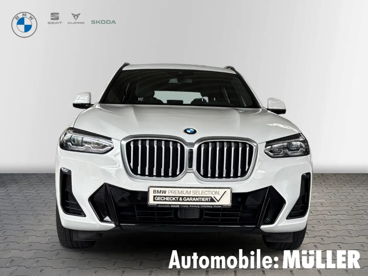 BMW X3 30 d M Sport Sportpaket HUD El. Panodach Navi Lede Weiß - 2