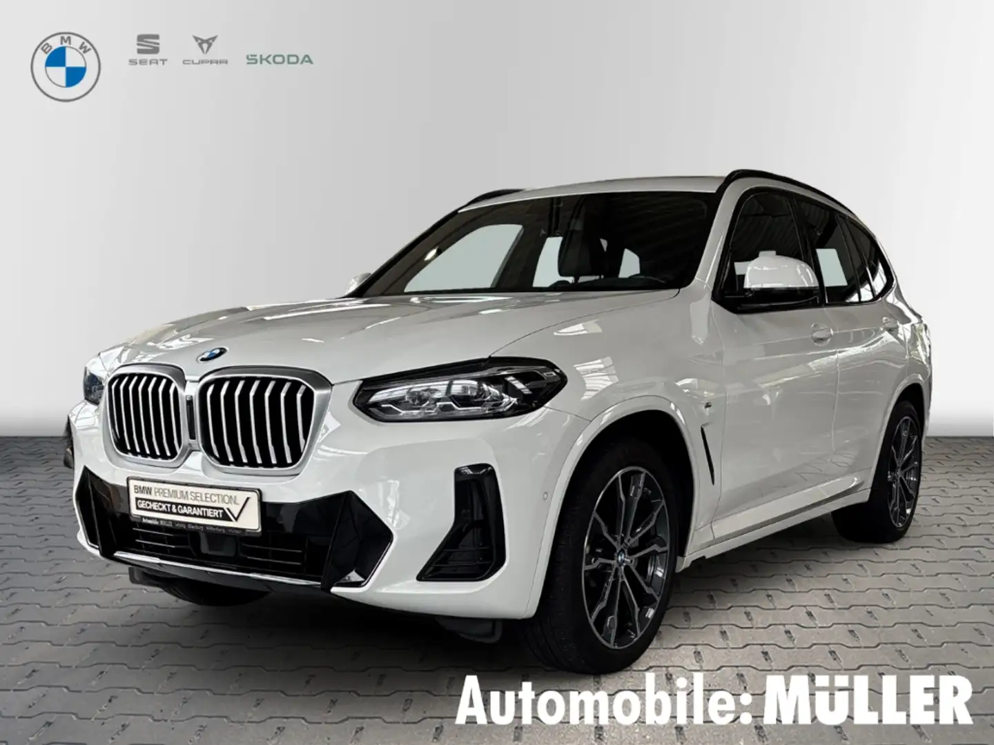 BMW X3 30 d M Sport Sportpaket HUD El. Panodach Navi Lede Weiß - 1
