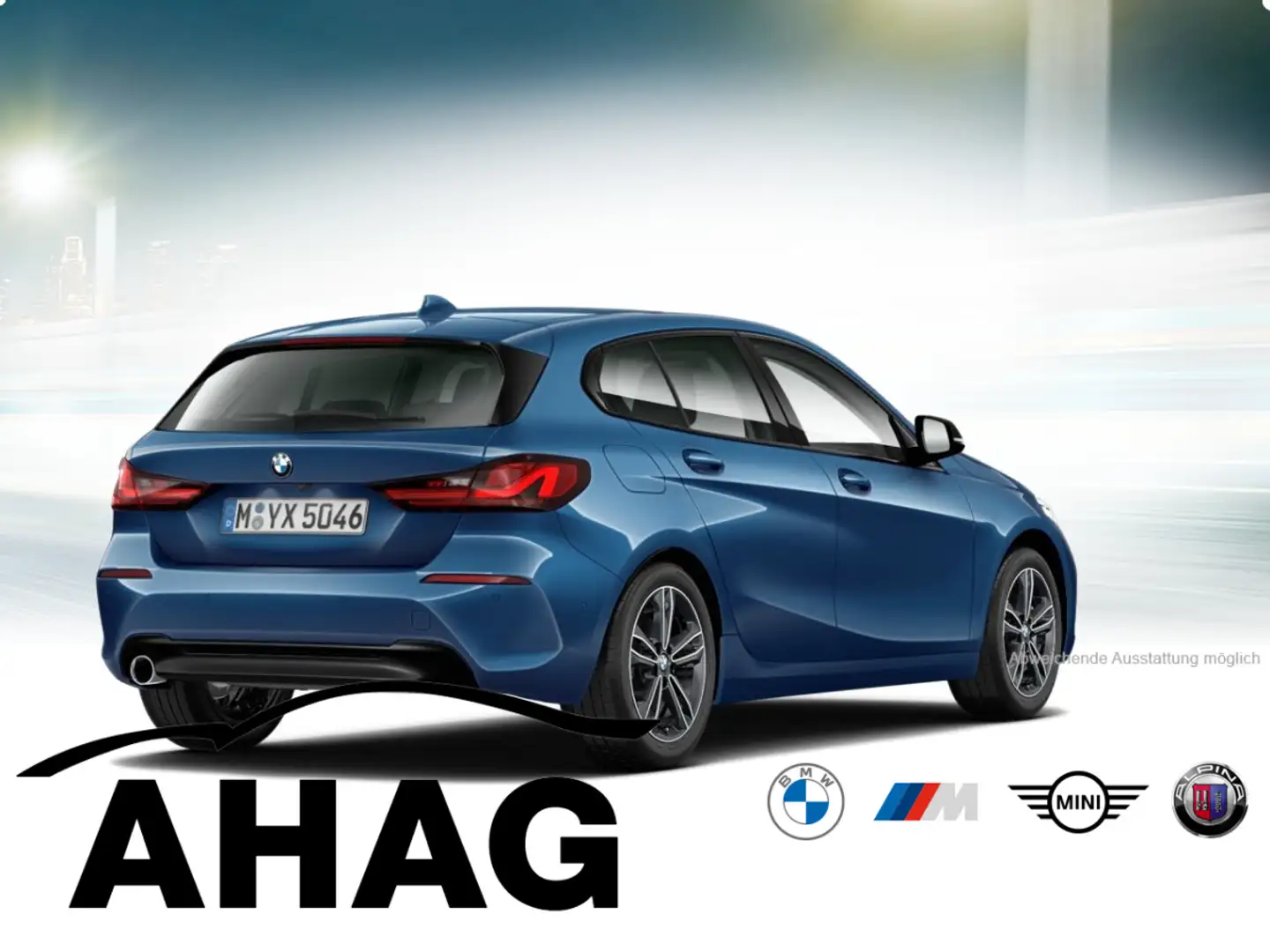 BMW 118 i Sport Line Klimaaut. Komfortzugang Blau - 2