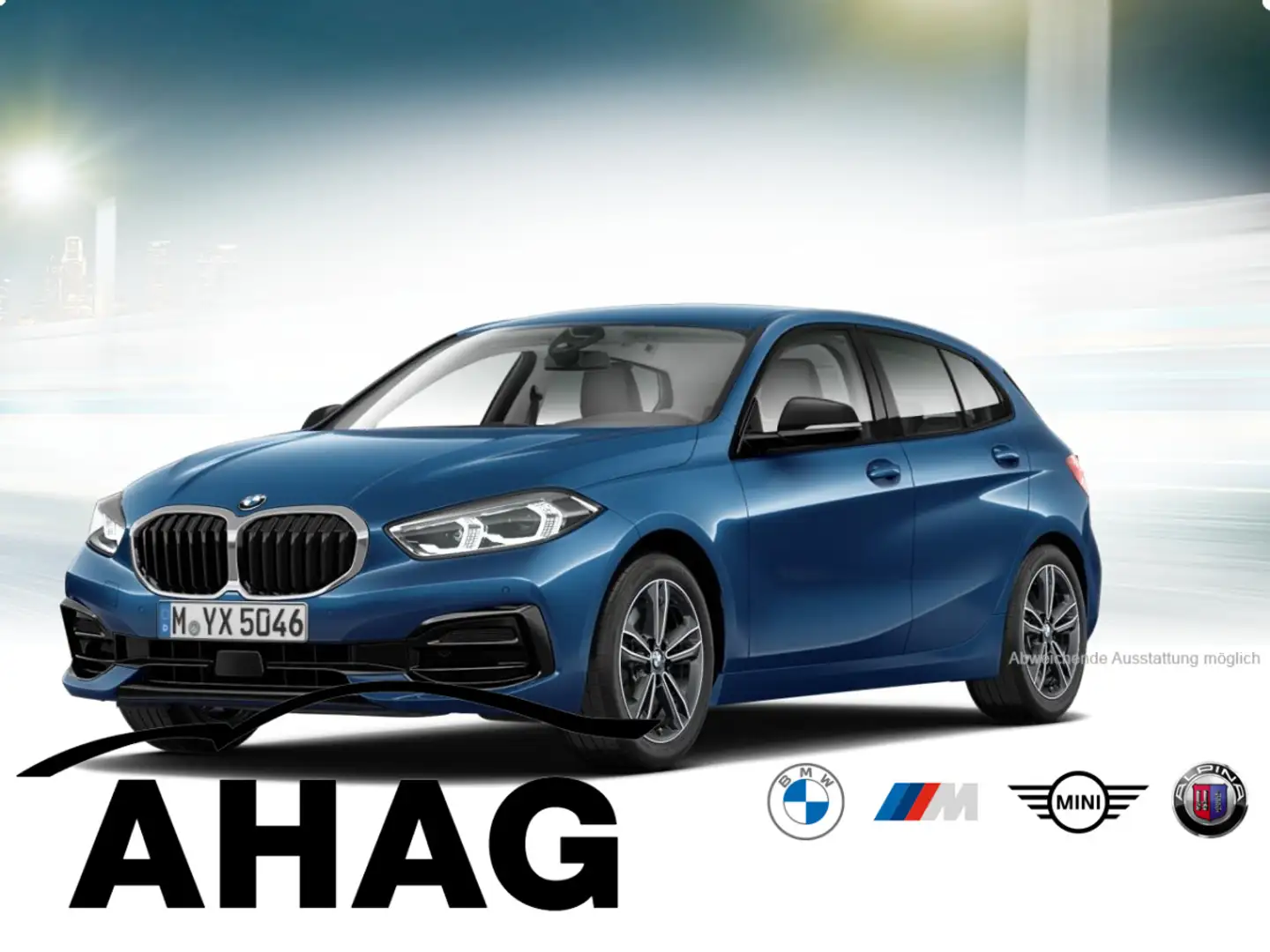 BMW 118 i Sport Line Klimaaut. Komfortzugang Blau - 1