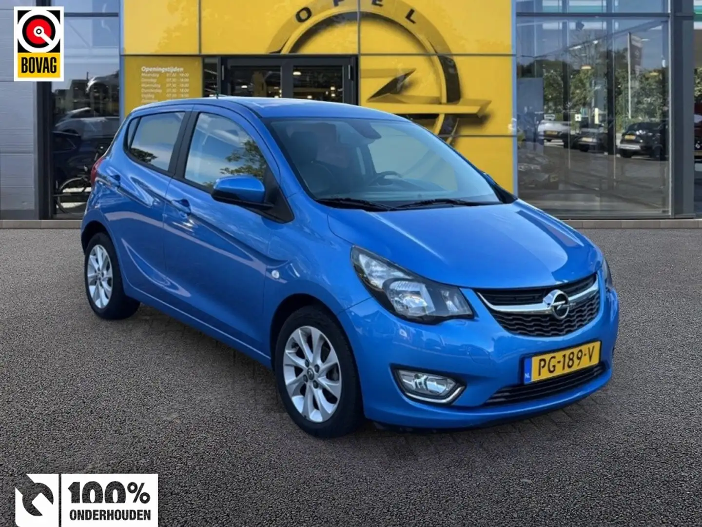 Opel Karl 1.0 Innovation | NL-auto | Android Auto | climate Blauw - 1