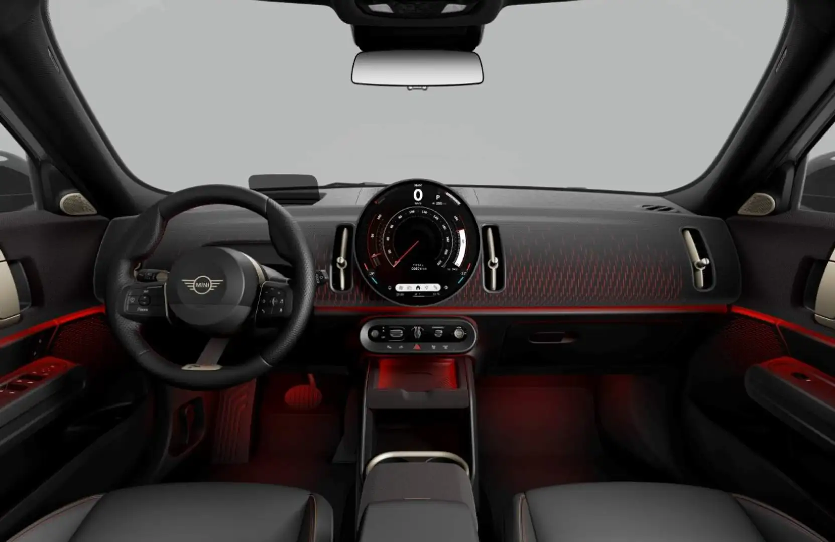 MINI John Cooper Works Countryman Mini E L 66.5 kWh | Panoramadak | Harman Kardon | Grijs - 2
