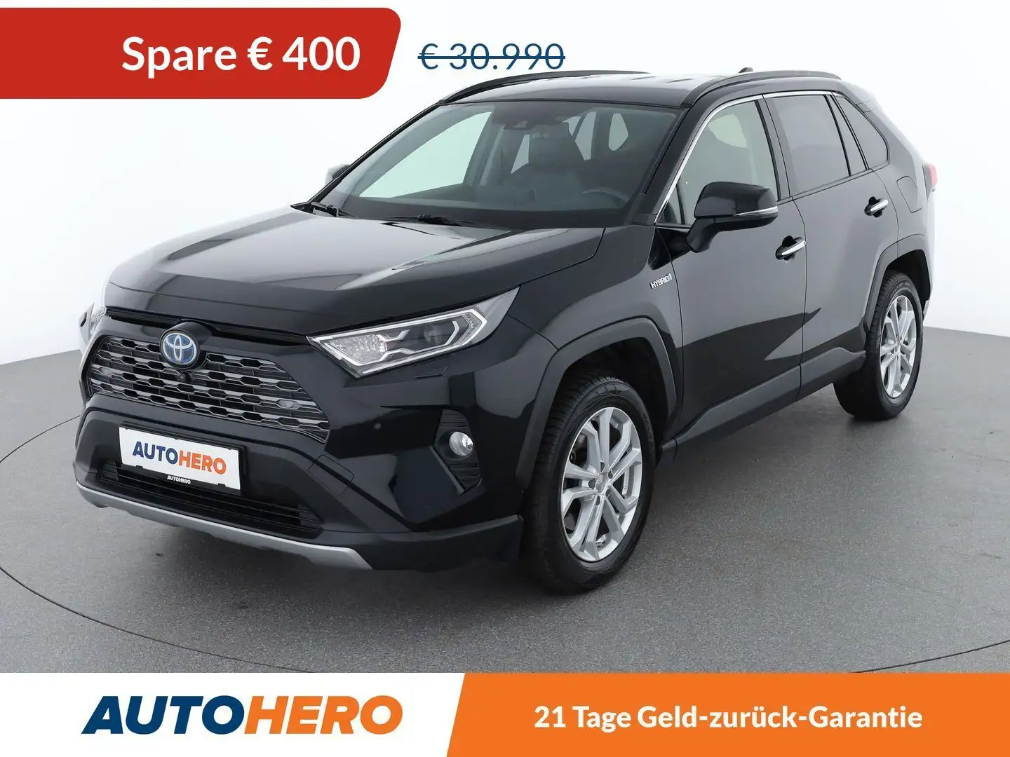 Toyota RAV 4 2.5 Hybrid 4x4 Vip Aut. *LED*CAM*SPUR*TOT*ACC* Schwarz - 1