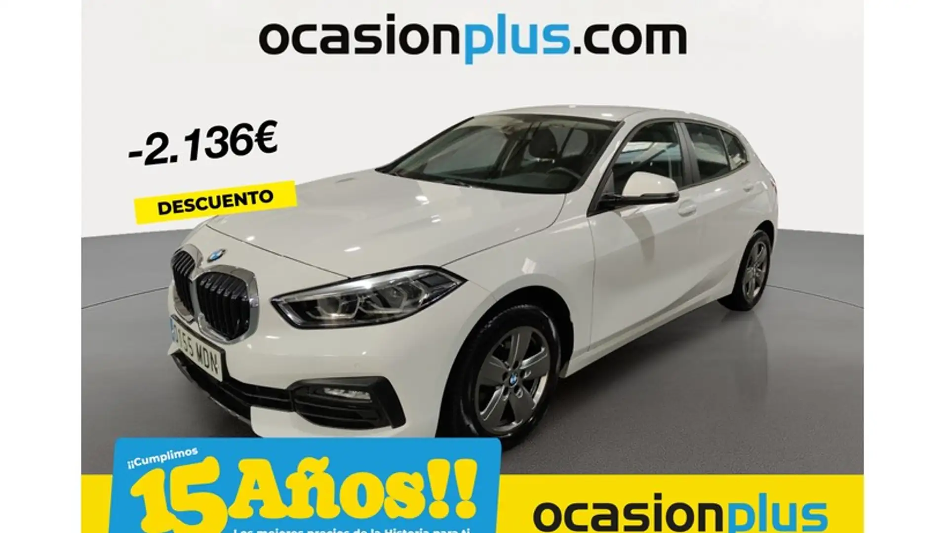 BMW 116 116d Blanc - 1