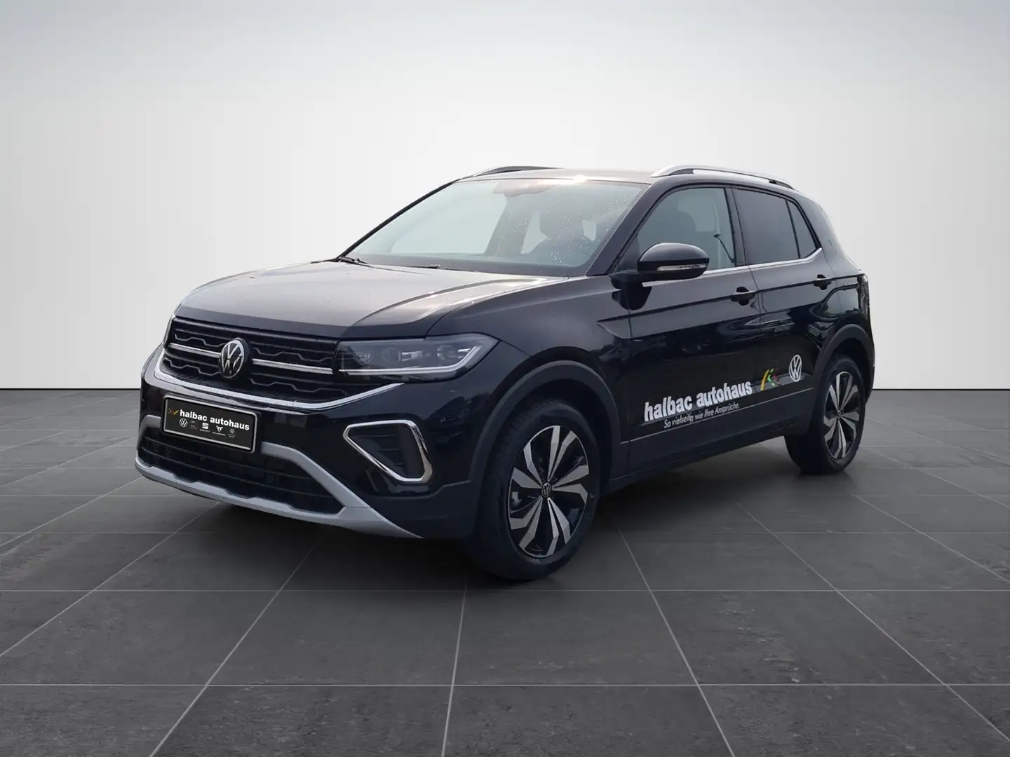 Volkswagen T-Cross 1.0 TSI Style+AHK+NAVI+MATRIXLED+KAMERA+PDC+SHZ Schwarz - 2
