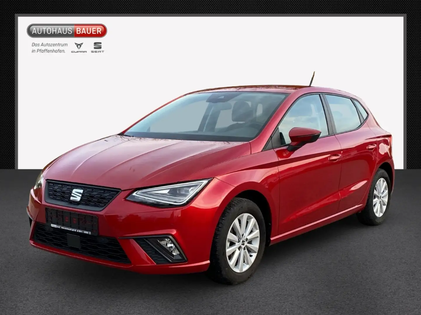 SEAT Ibiza 1.0 FULLINK KAMERA SITZHZ VOLLED DIGICOCKPIT TEMPO Rood - 1