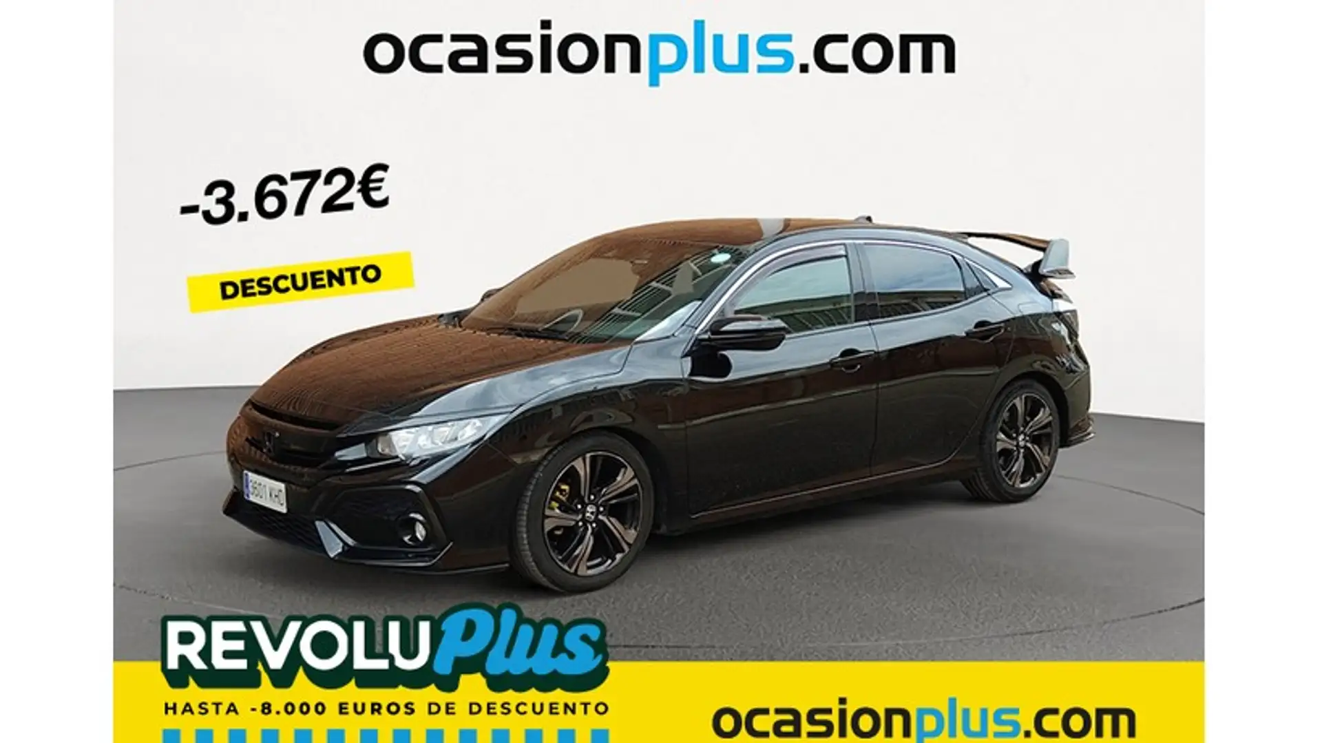 Honda Civic 1.0 VTEC Turbo Elegance Navi Negro - 1