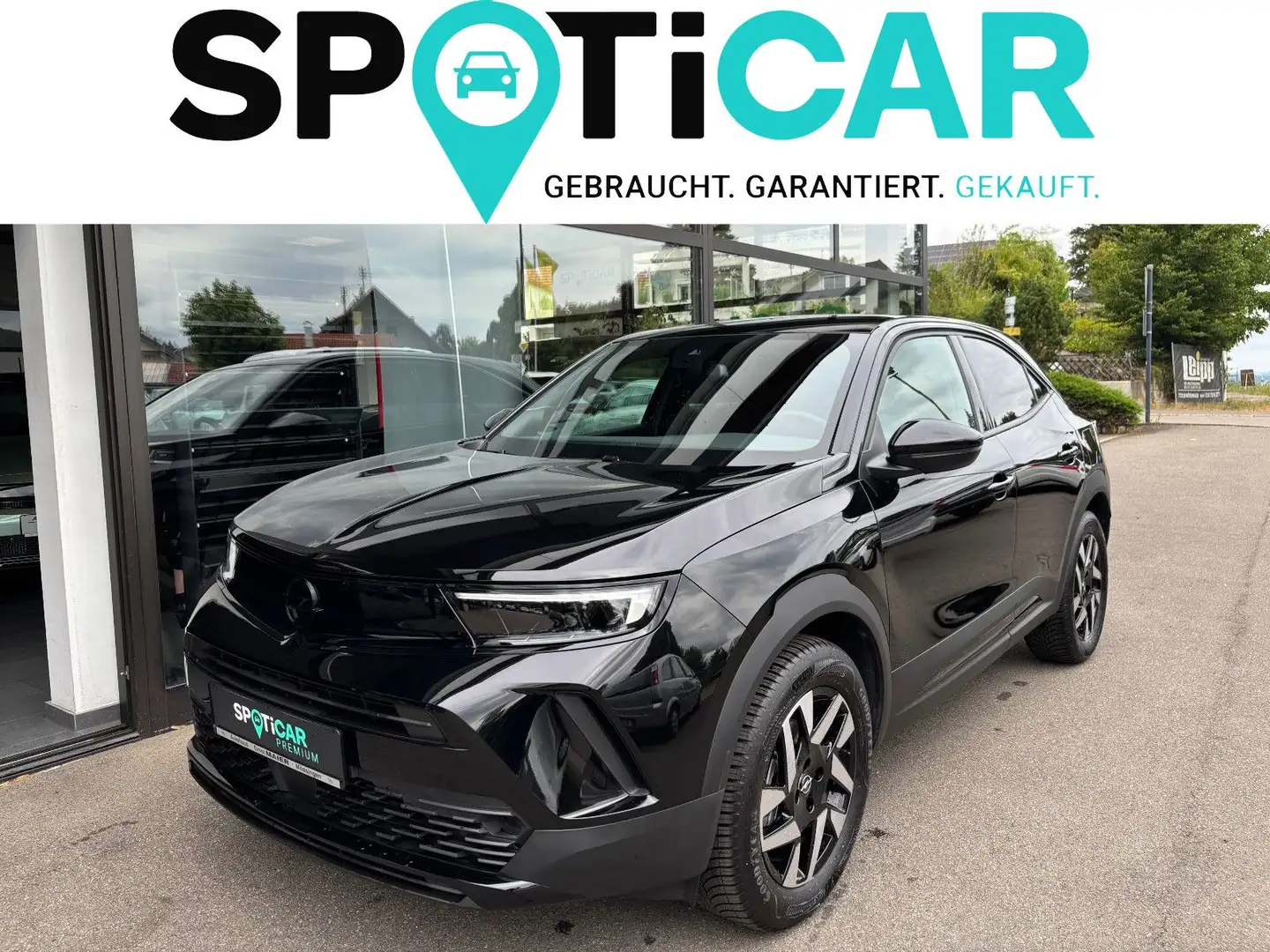 Opel Mokka GS Line 1.2T SHZ+LHZ+KLIMAAUT.+RFK+CARPLAY Zwart - 1
