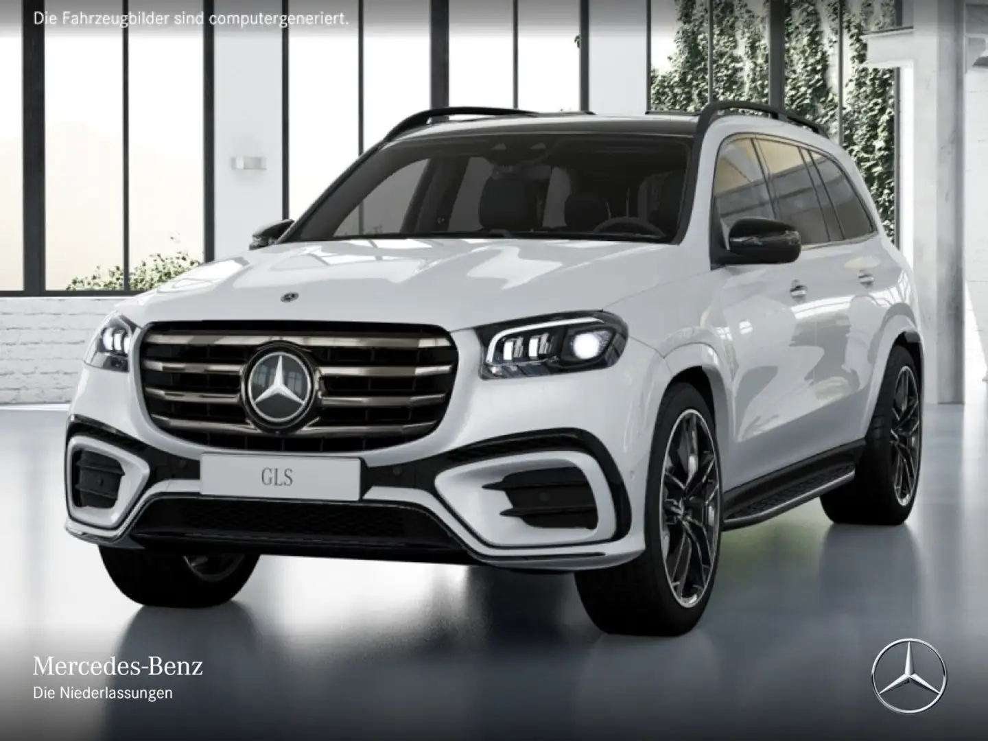 Mercedes-Benz GLS 450 d 4M AMG+NIGHT+PANO+360+AHK+MULTIBEAM+HUD Weiß - 2