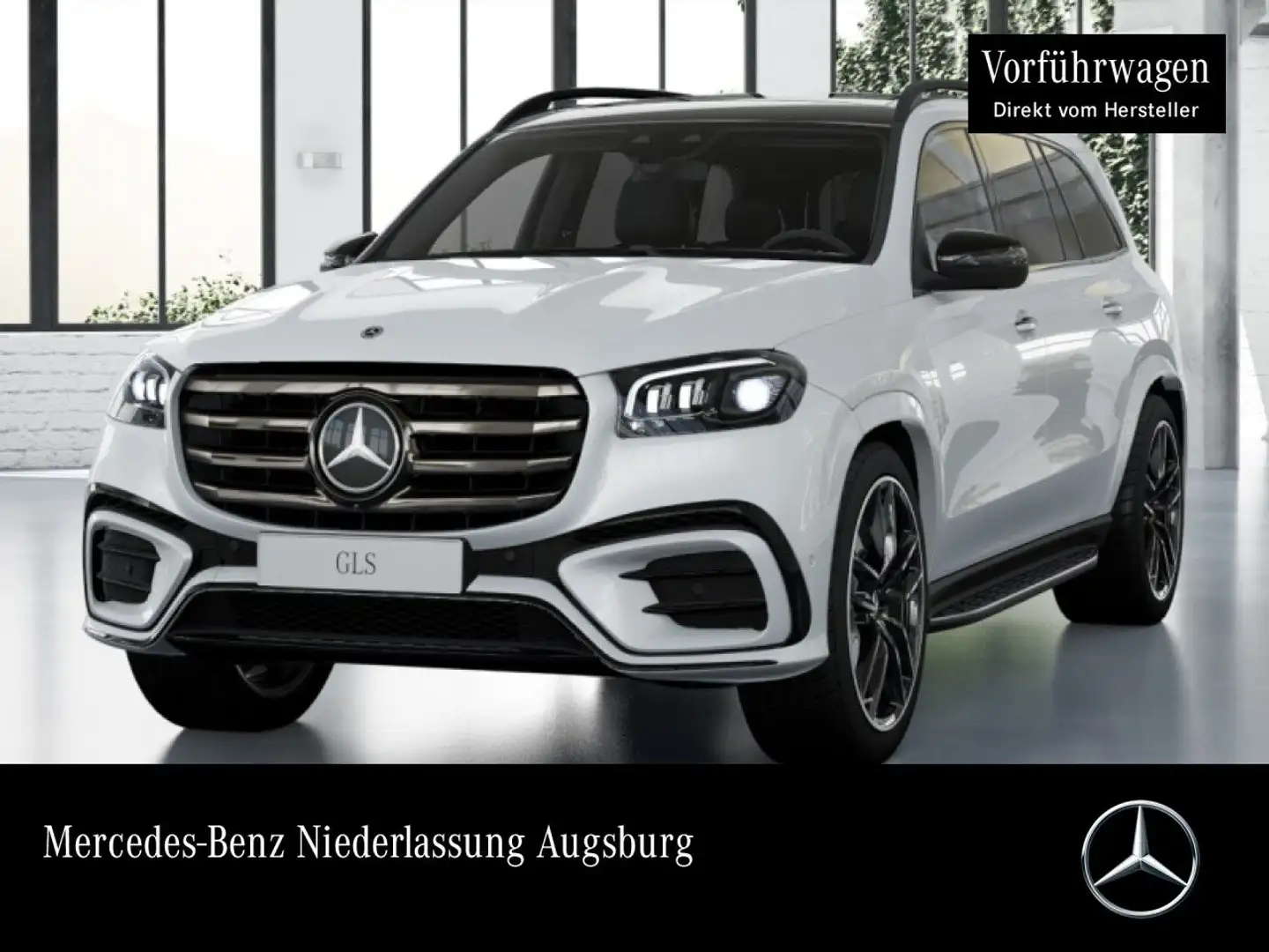 Mercedes-Benz GLS 450 d 4M AMG+NIGHT+PANO+360+AHK+MULTIBEAM+HUD Weiß - 1