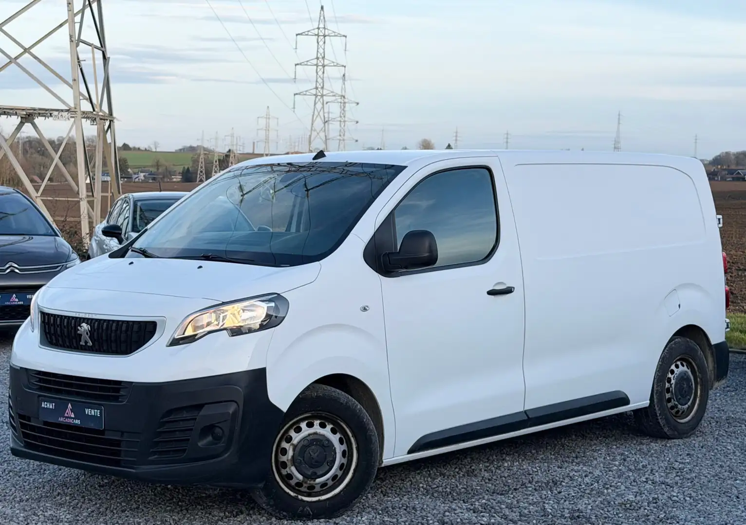 Peugeot Expert 3 PLACES - AIR CO - CAMERA - EURO 6d - TVAC Blanc - 1