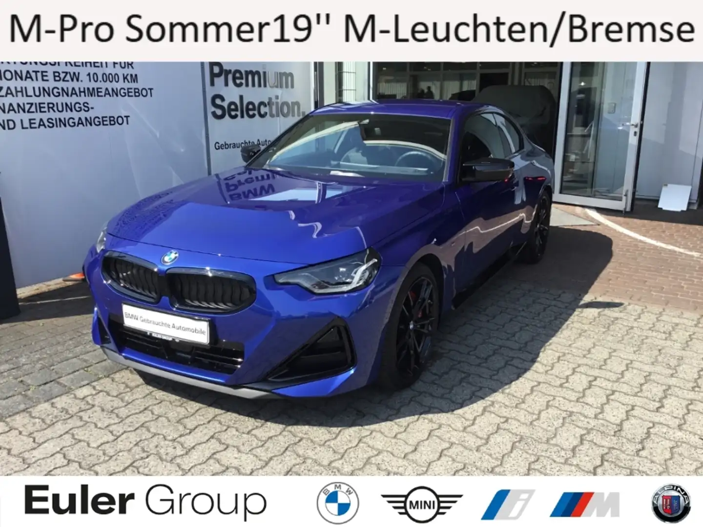 BMW 240 M-Pro Sommer19'' M-Leuchten/Bremse AdLED Hifi AG+ Bleu - 1