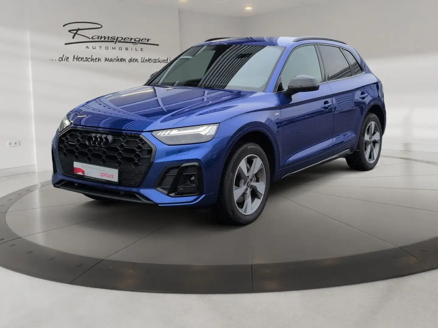 Audi Q5 S line 45 TFSI quat. S line Matrix ACC 360° Blau - 2