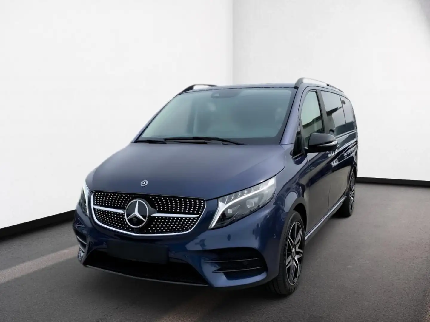 Mercedes-Benz V 300 d long 4x2 *AMG*Avantgarde*Night*AHK*Navi Bleu - 2