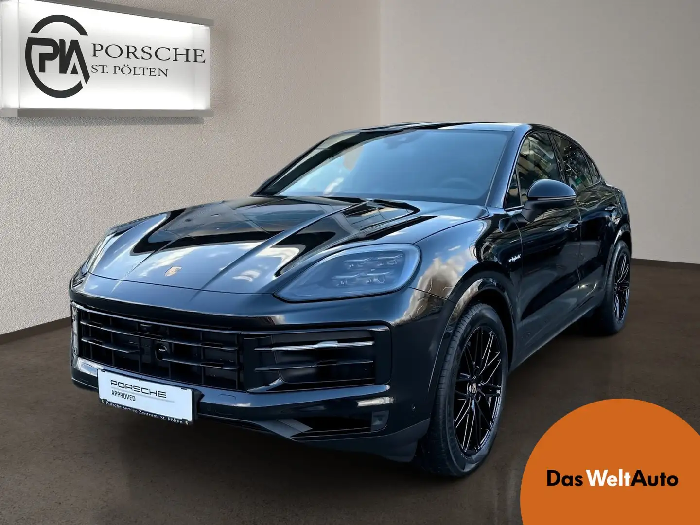 Porsche Cayenne E-Hybrid Coupé Schwarz - 1