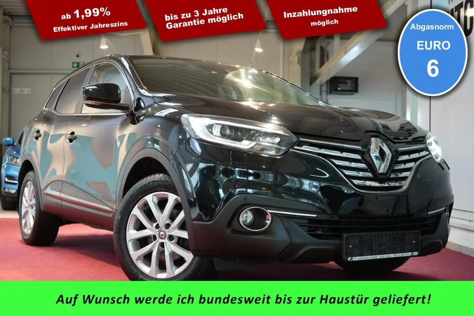 Renault Kadjar Energy TCe Experience *LED*Navi* Schwarz - 1