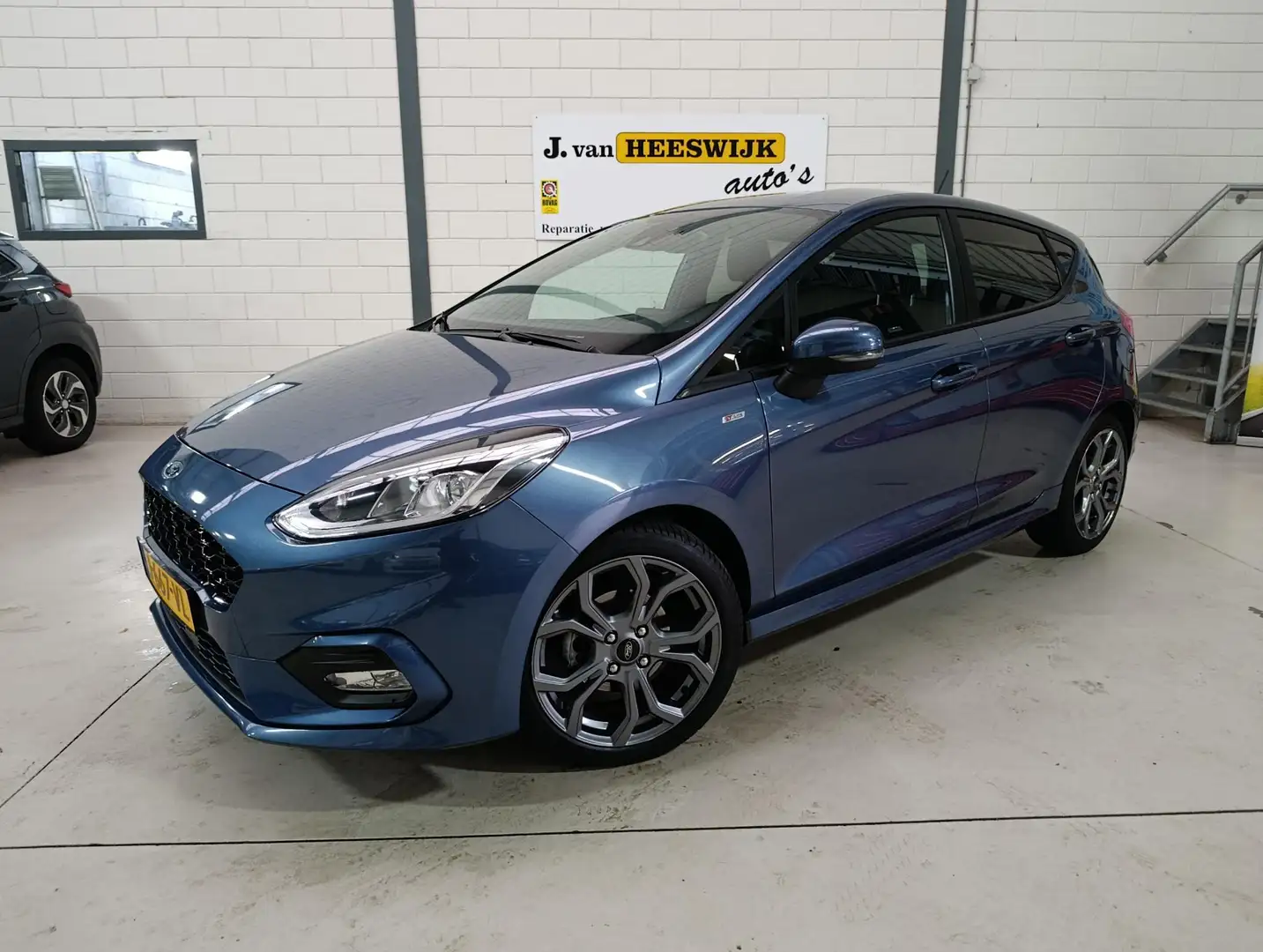 Ford Fiesta 1.0 EcoBoost ST-Line Airco | Audio | Lmv | Cv op a Blauw - 1