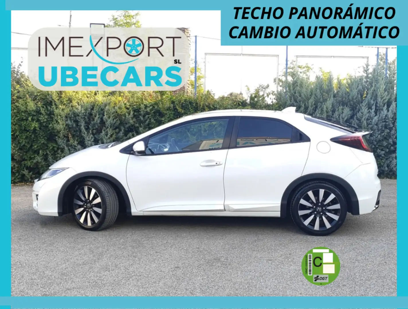 Honda Civic 1.8 i-VTEC Sport Navi Aut. Blanco - 1