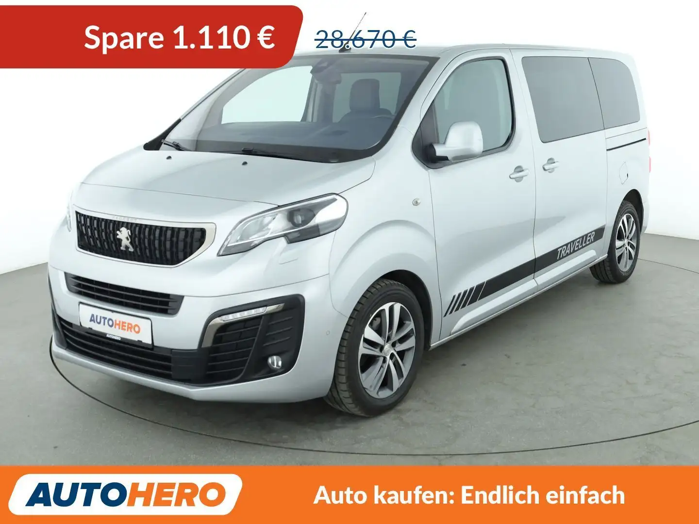 Peugeot Expert 2.0 Blue-HDi Allure L2 Aut*NAVI*XENON*TEMPO*AHK* Grau - 1