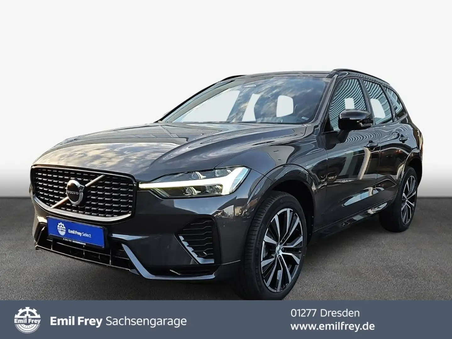 Volvo XC60 XC60 B4 D Plus Dark AHK Pano Standhzg Winterpaket Šedá - 1