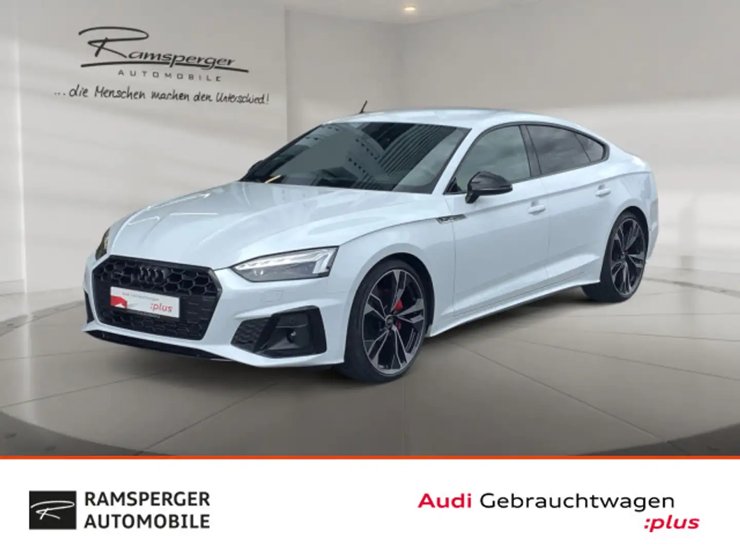 Audi A5 S line comp. 40 TFSI qu. Matrix HuD Weiß - 1