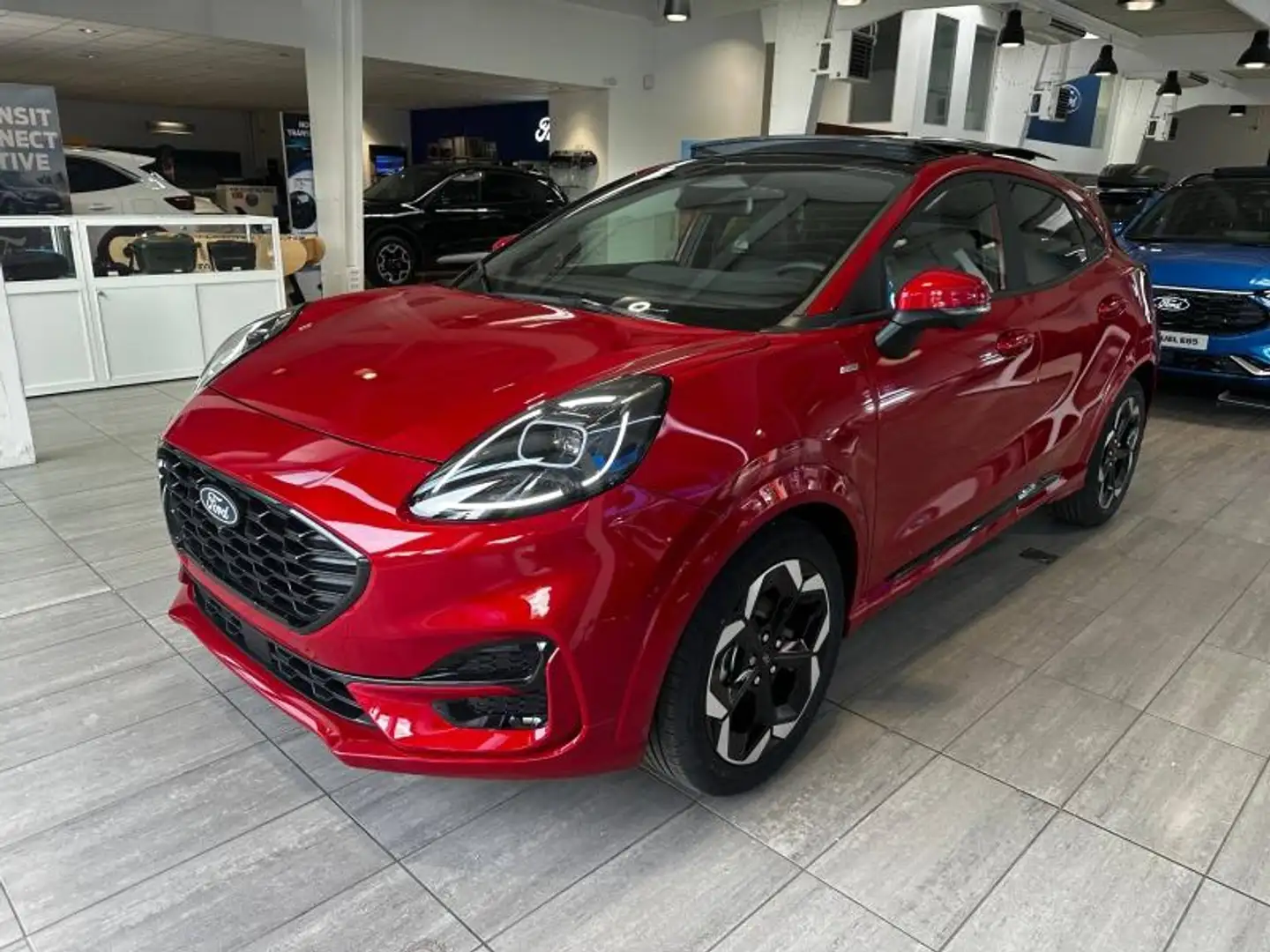 Ford Puma 1.0 EcoBoost Hybrid 125ch ST-Line X S\u0026S Rouge - 1
