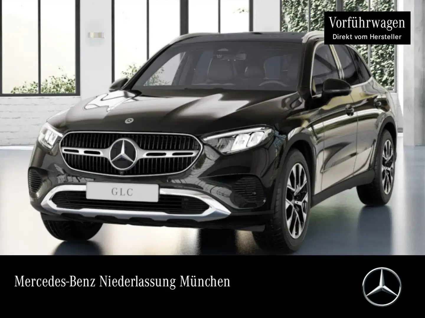 Mercedes-Benz GLC 200 4M AVANTG+PANO+360+AHK+LED+TOTW+KEYLESS+9G Schwarz - 1