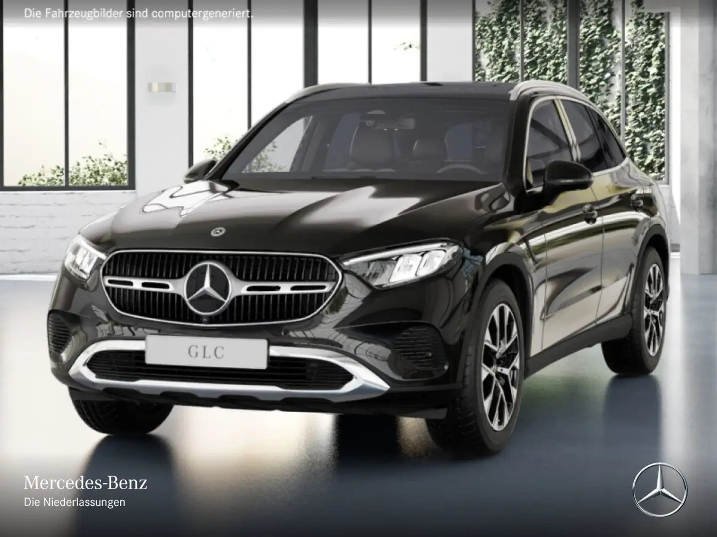 Mercedes-Benz GLC 200 4M AVANTG+PANO+360+AHK+LED+TOTW+KEYLESS+9G Schwarz - 2