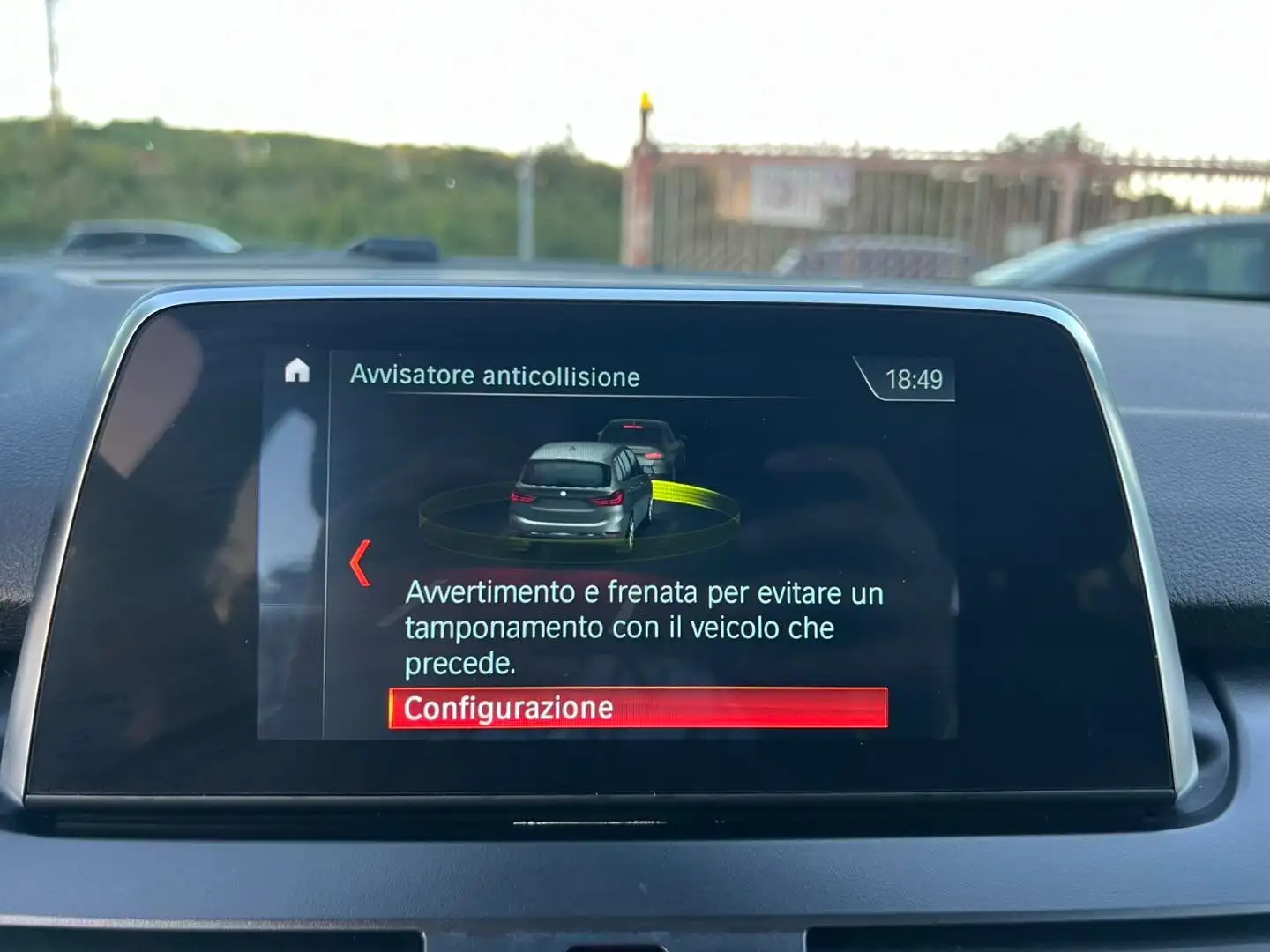 BMW 216 Gran Tourer 7 POSTI 1.5 D 116CV Nero - 2