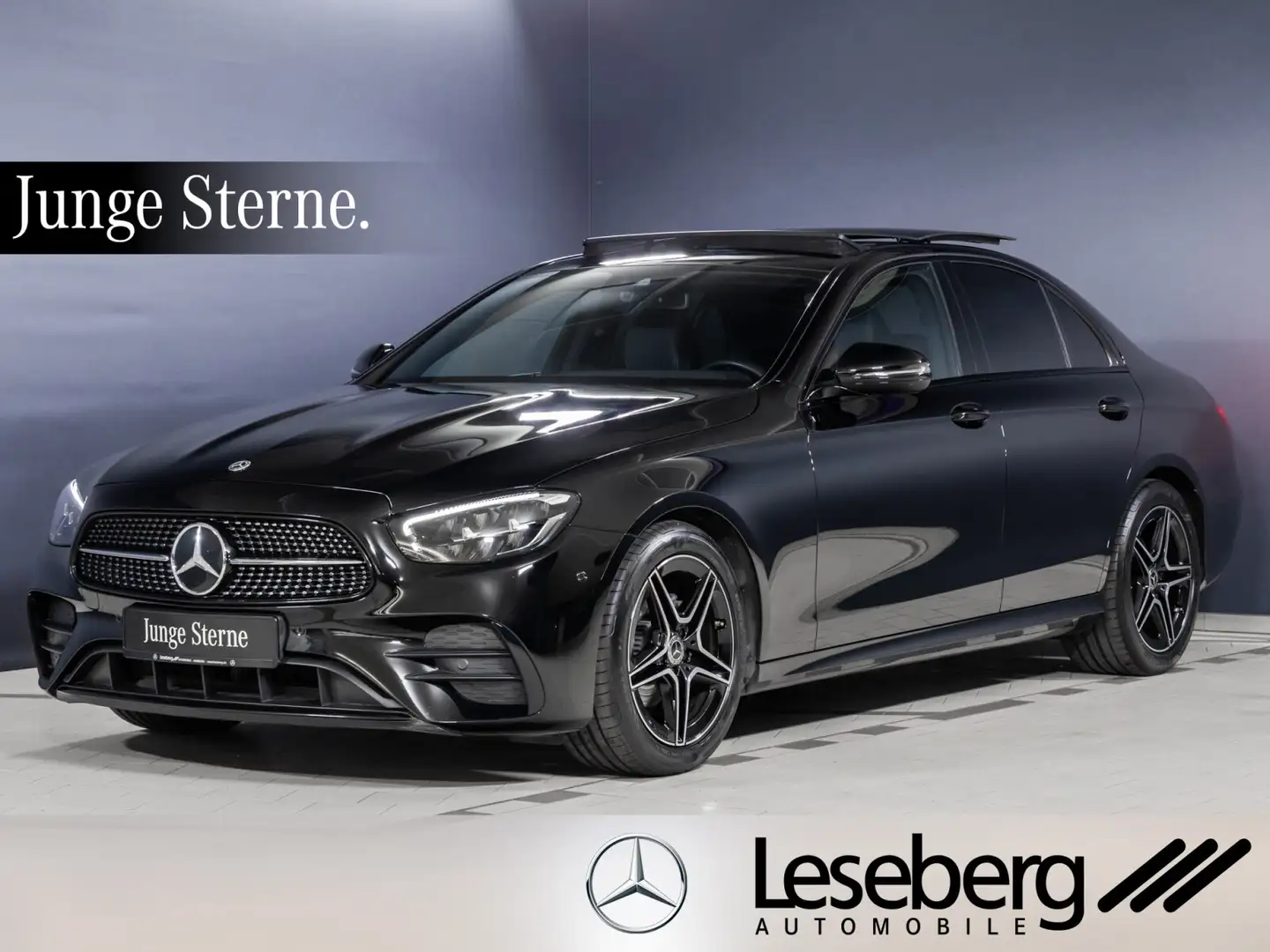Mercedes-Benz E 220 E 220 d AMG LED/Panorama/Kamera/Memory/Ambiente/ Schwarz - 1