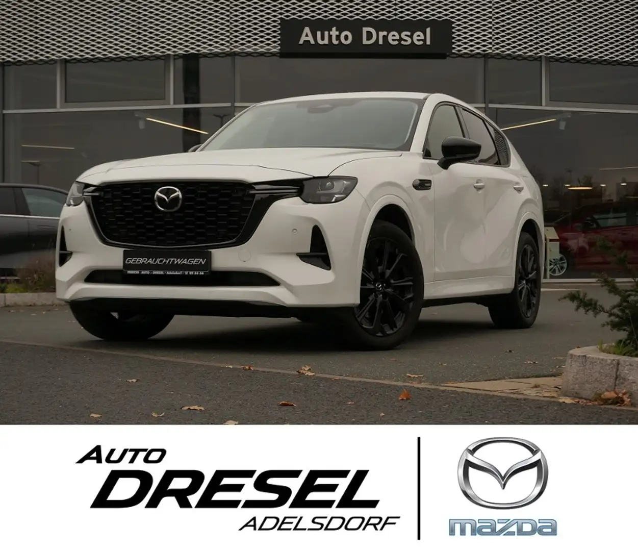 Mazda CX-60 Homura | PHEV Allrad | Leder schwarz | Driver Assi Weiß - 1