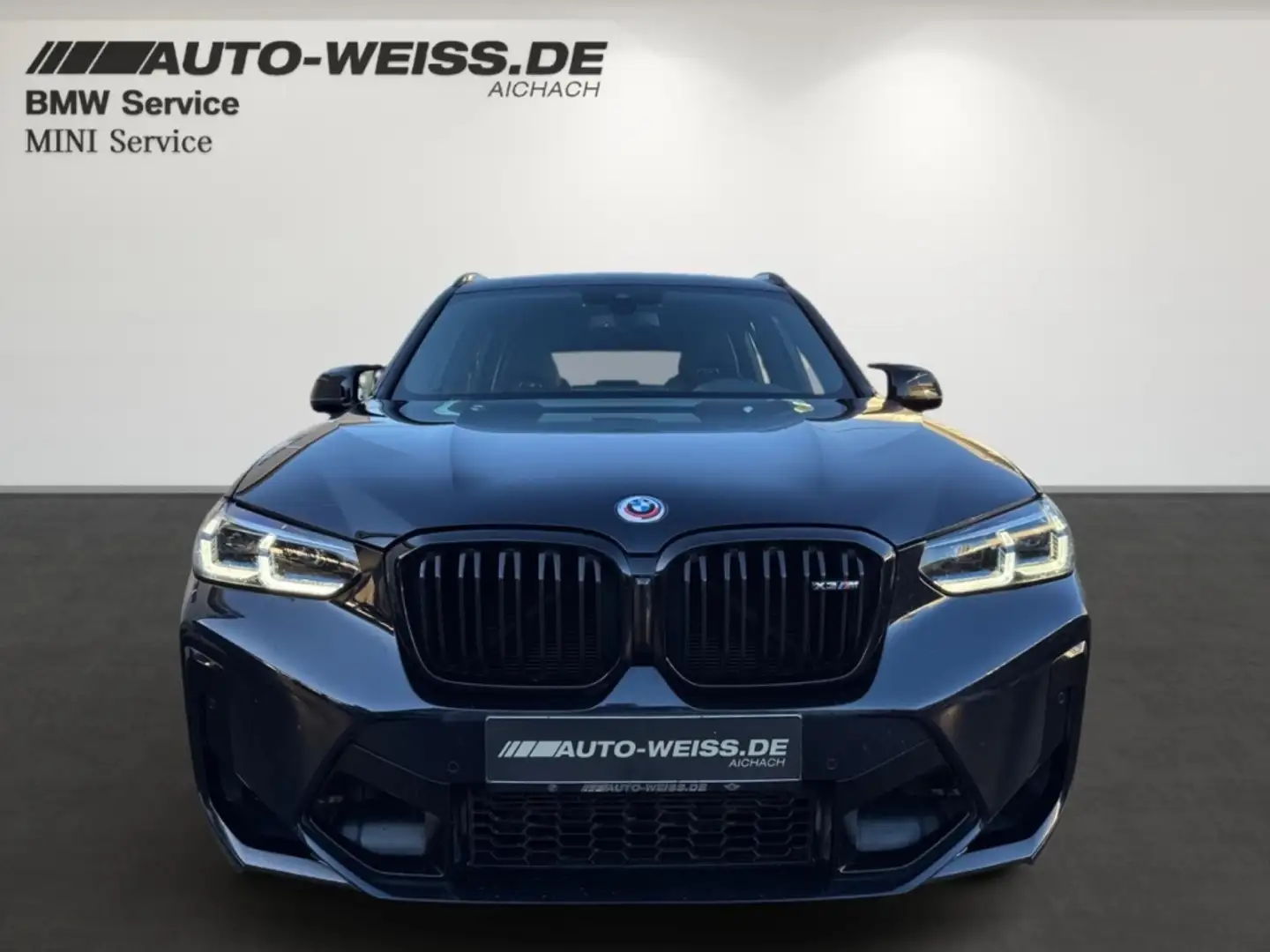 BMW X3 M Competition LEDER+LASER+PANO+HUD+HIFI+AHK Schwarz - 2