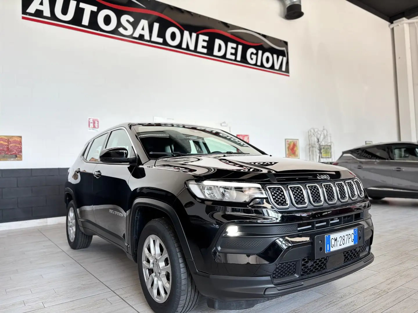 Jeep Compass 1.5 TURBO 131 CV MHEV T4 KM.CERTIFICATI AZIENDALE Nero - 2