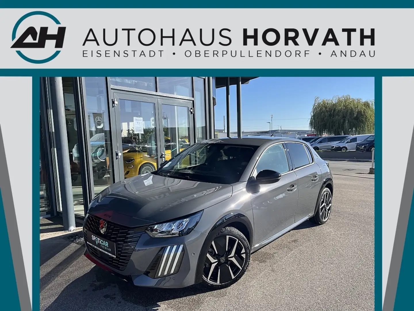 Peugeot 208 Allure Turbo 100 6-Gang manuell!inl.NAVIPACK!AK... Grau - 1